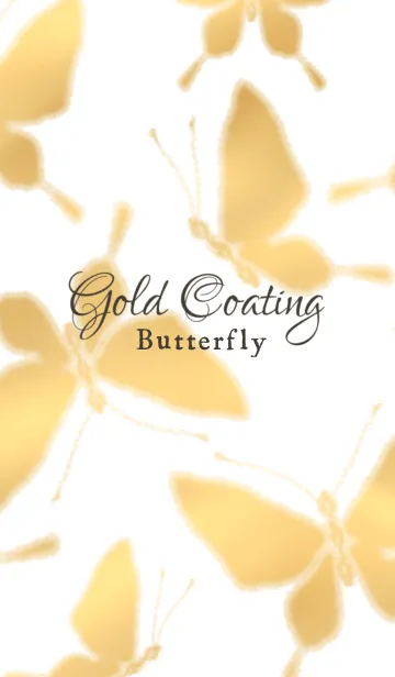 [LINE着せ替え] Gold Coating -Butterfly-の画像1