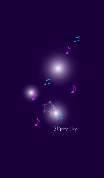 [LINE着せ替え] Starry Starry Sky Blue fantasyの画像1