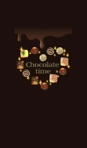 [LINE着せ替え] チョコレートタイムの画像1