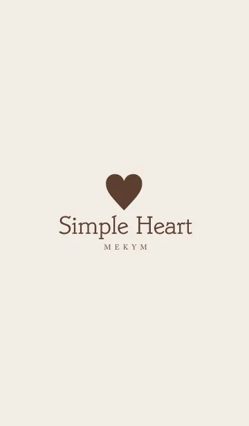 [LINE着せ替え] Chocolate Heart -SIMPLE-の画像1