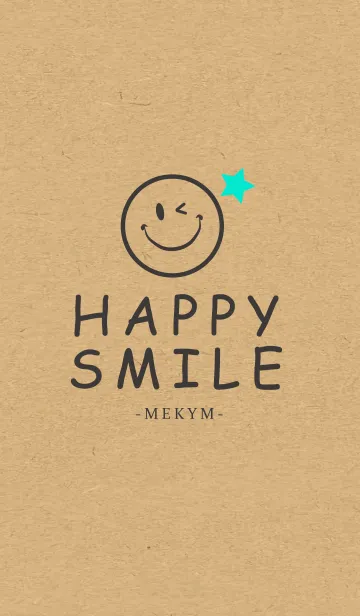 [LINE着せ替え] HAPPY SMILE KRAFT 13 -STAR-の画像1