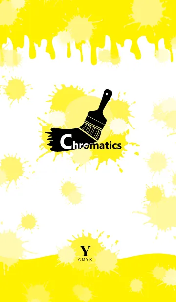 [LINE着せ替え] Chromatics CMYK_Yの画像1