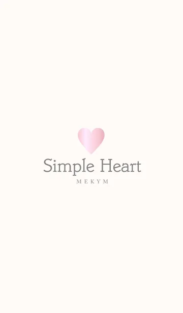 [LINE着せ替え] Pink Gold Heart -SIMPLE-の画像1