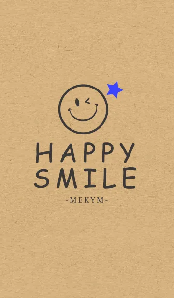[LINE着せ替え] HAPPY SMILE KRAFT 11 -STAR-の画像1