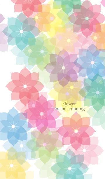 [LINE着せ替え] Flower - Dream spinning -の画像1