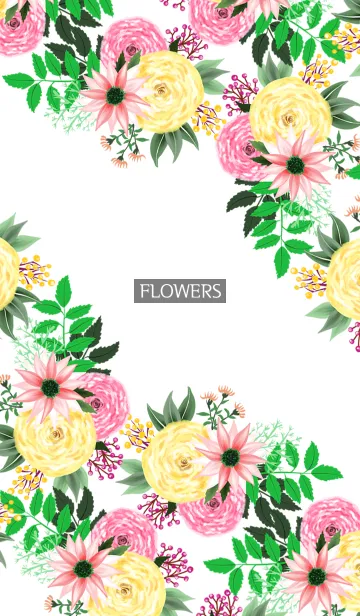 [LINE着せ替え] AHNs new FLOWERS 017の画像1