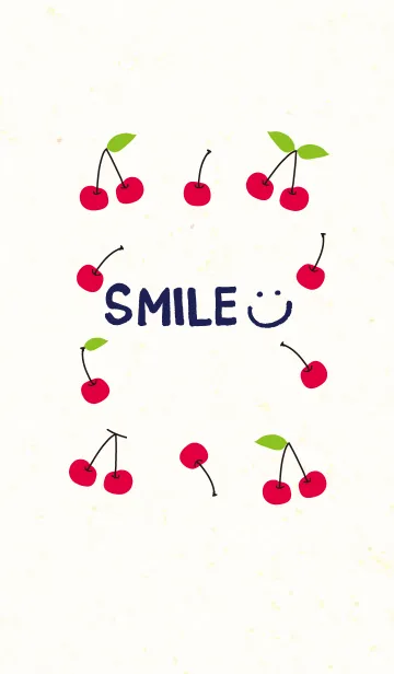 [LINE着せ替え] さくらんぼ-スマイル13-の画像1