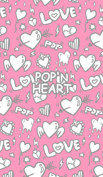 [LINE着せ替え] Pop'n Heart！の画像1