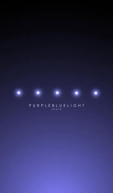 [LINE着せ替え] PURPLE BLUE LIGHT -MEKYM-の画像1