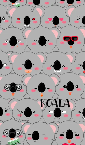 [LINE着せ替え] Emotions Fat Koala Theme (jp)の画像1