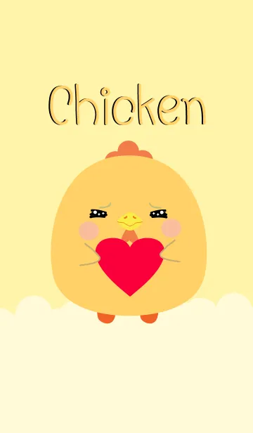 [LINE着せ替え] Simple Lovely Fat Chicken (jp)の画像1