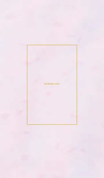 [LINE着せ替え] 運気アップ♡ピンク色の花びらの画像1