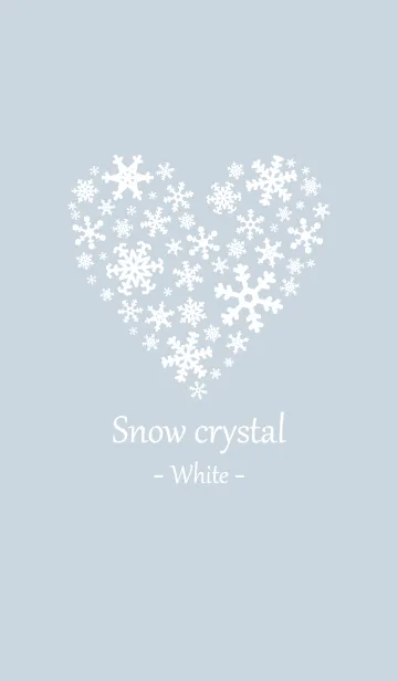 [LINE着せ替え] Snow crystal - White -の画像1