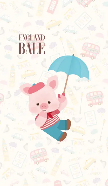 [LINE着せ替え] England Bale - Peter Piggyの画像1