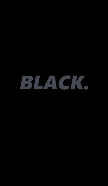 [LINE着せ替え] BLACK！黒！ブラック！の画像1