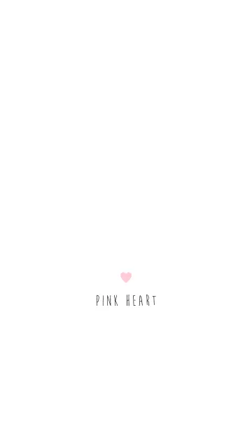 [LINE着せ替え] シンプルなピンクのハートの画像1