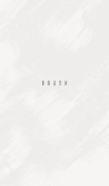 [LINE着せ替え] Brush / Whiteの画像1