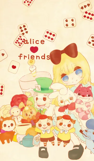 [LINE着せ替え] alice friendsの画像1