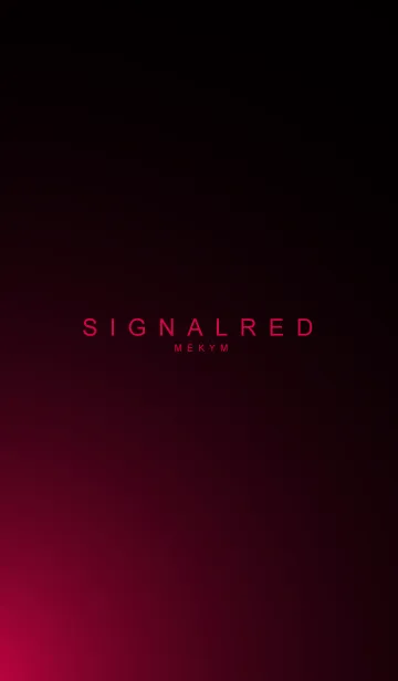 [LINE着せ替え] SIGNAL RED LIGHT -MEKYM-の画像1
