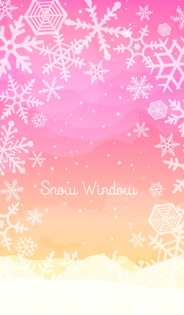 [LINE着せ替え] 雪の窓 3の画像1