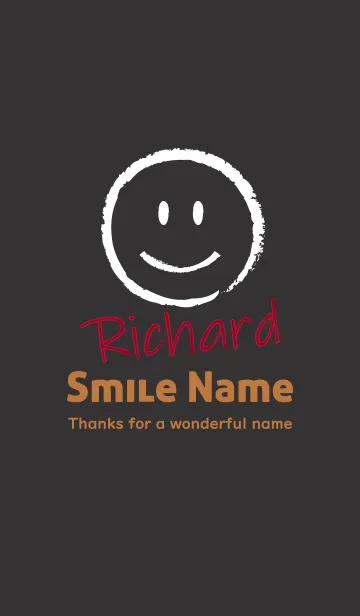 [LINE着せ替え] Smile Name Richardの画像1