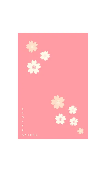 [LINE着せ替え] SIMPLE SAKURA -pink-の画像1