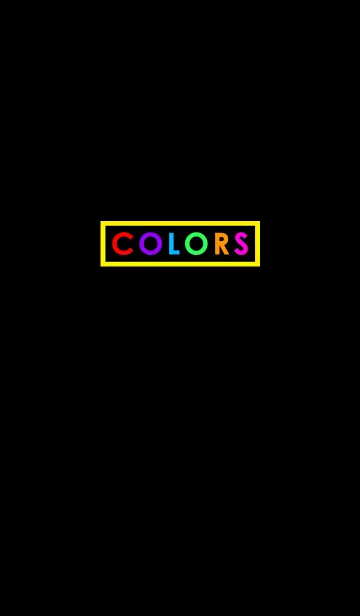 [LINE着せ替え] Colors with Blackの画像1