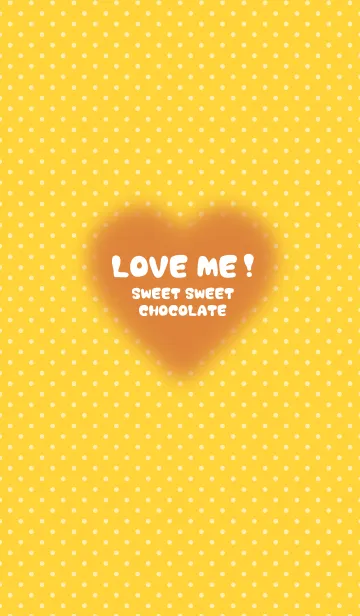 [LINE着せ替え] ふわふわ♡♡ドットのバレンタインハート 3の画像1