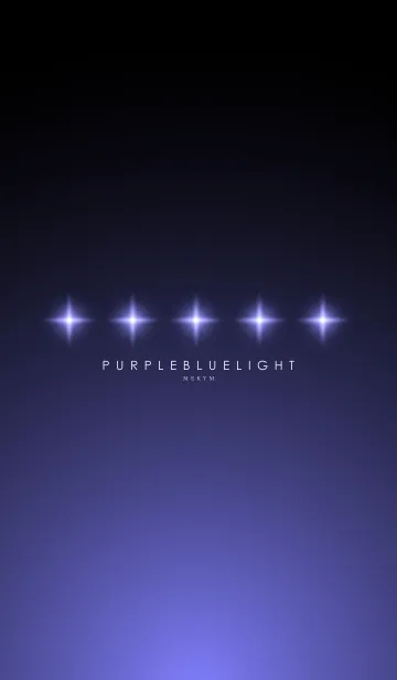 [LINE着せ替え] PURPLE BLUE STARLIGHTの画像1