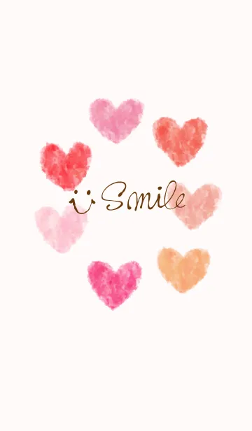 [LINE着せ替え] ハート-スマイル20-の画像1