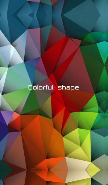 [LINE着せ替え] Colorful shape.の画像1