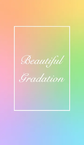 [LINE着せ替え] Beautiful Gradationの画像1