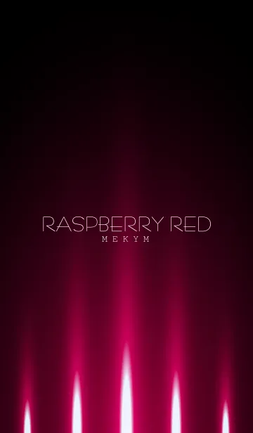 [LINE着せ替え] RASPBERRY RED LIGHT.の画像1