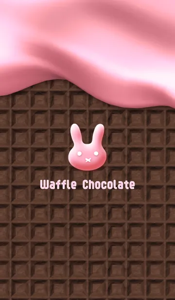 [LINE着せ替え] Waffle Chocolateの画像1