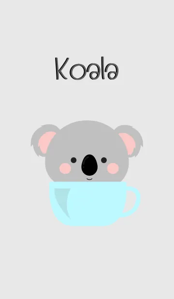 [LINE着せ替え] Simple Love Koala Theme v.2 (jp)の画像1