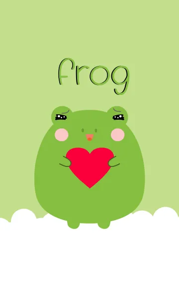 [LINE着せ替え] Simple Lovely Fat Frog (jp)の画像1