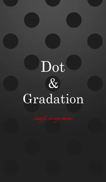 [LINE着せ替え] Dot ＆ Gradationの画像1