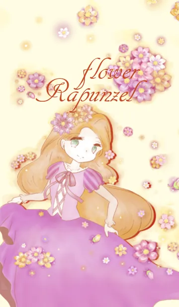 [LINE着せ替え] Flower ラプンツェルの画像1