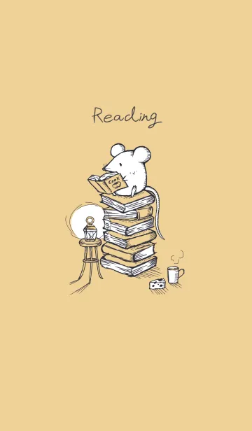 [LINE着せ替え] -Reading-の画像1