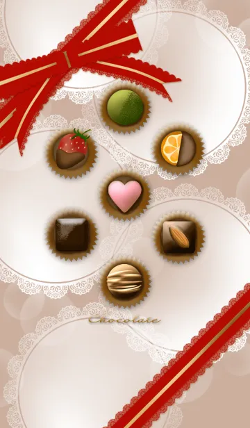 [LINE着せ替え] バレンタイン★チョコレート Ⅱの画像1