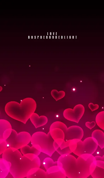 [LINE着せ替え] LOVE RASPBERRYRED HEART.の画像1