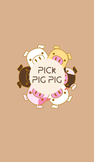 [LINE着せ替え] Pick Pig Pigの画像1