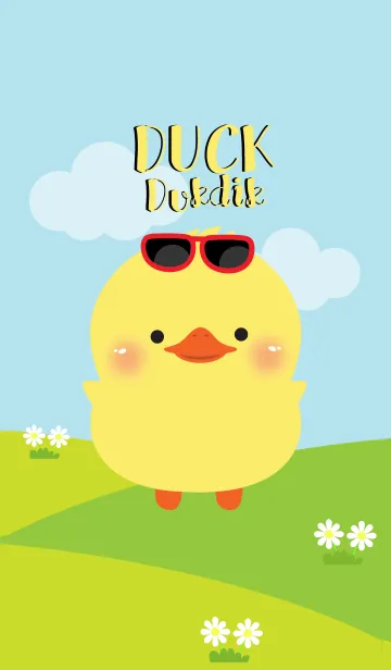 [LINE着せ替え] Poklok Duck Dukdik Theme (jp)の画像1
