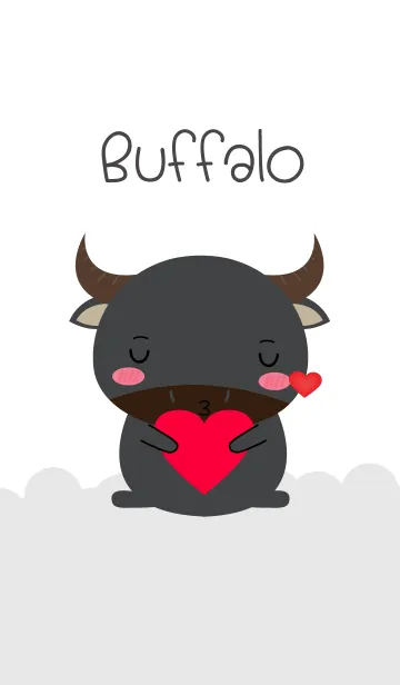 [LINE着せ替え] Simple Lovely Buffalo (jp)の画像1