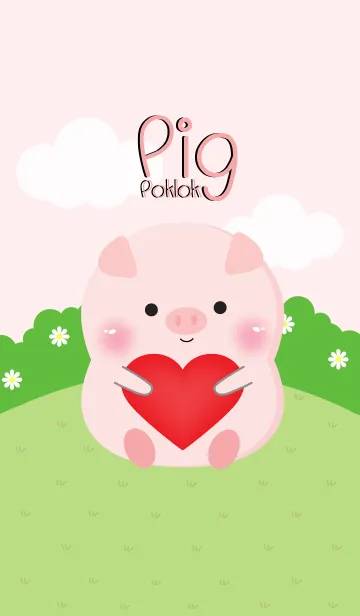 [LINE着せ替え] Poklok Pig Theme (jp)の画像1