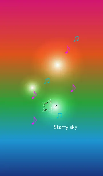 [LINE着せ替え] Starry Starry Sky gradation fantasyの画像1