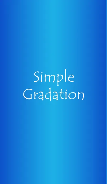 [LINE着せ替え] Simple Gradation -GlossyBlue6-の画像1