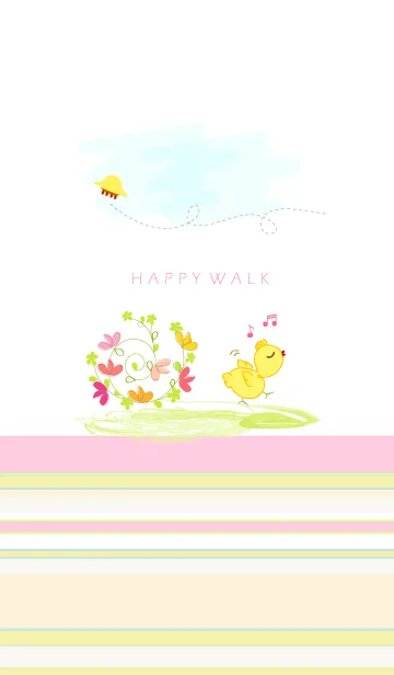 [LINE着せ替え] artwork_Happy walk 2の画像1