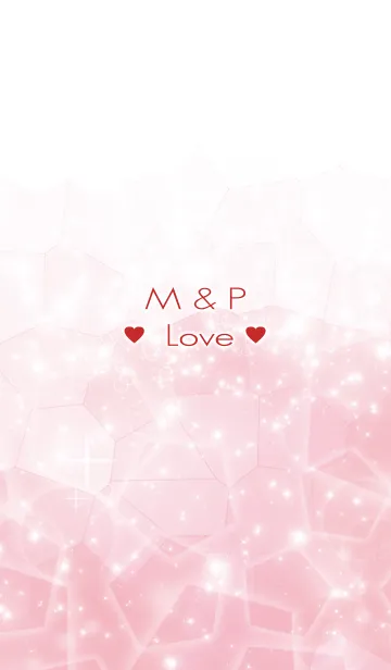 [LINE着せ替え] M ＆ P Love☆Initial☆Themeの画像1
