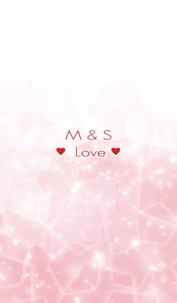 [LINE着せ替え] M ＆ S Love☆Initial☆Themeの画像1